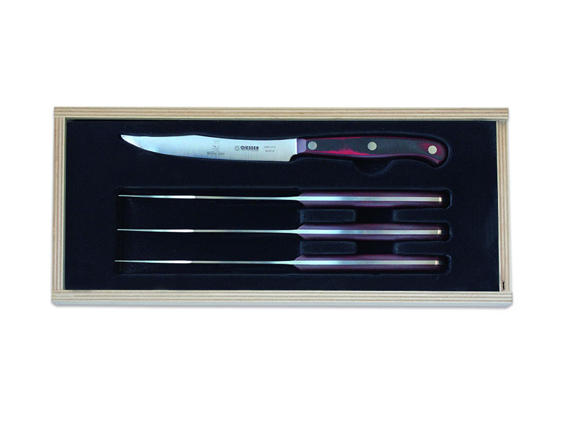 PremiumCut Steak No. 1 Rocking Chef 4er Set 1950s-12-4 rc