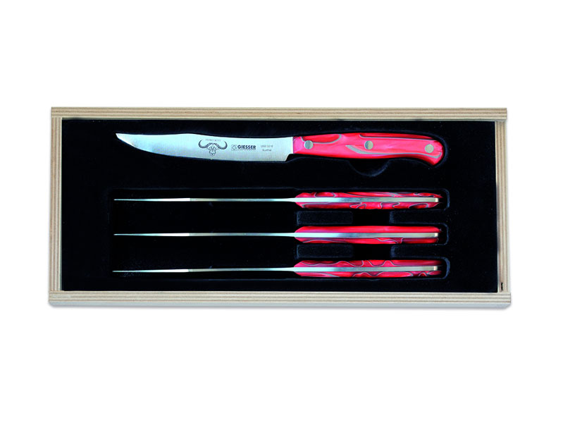 PremiumCut Steak No. 1 Red Diamond 4er Set 1950s-12-4 rd