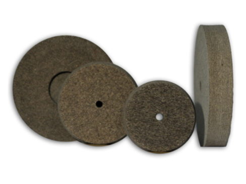 FILZSCHEIBE 125X20X14MM SCHRÄG FÜR MADO USM 525 & 526  HOCHWERTIGER WOLLFILZ 1252014