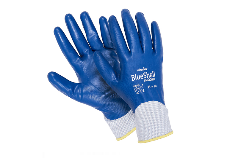 BlueShell Strickhandschuh smooth, blau,  Größen.: XS-XXL 26834