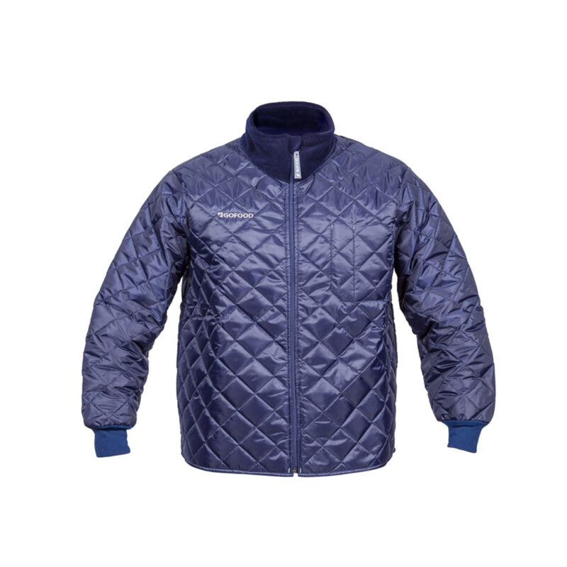 Thermojacke mit Fleecekragen