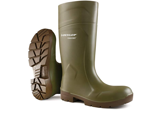 Dunlop Multigrip safety, grün mit Stahlkappe,44500 Größe: 36 - 48