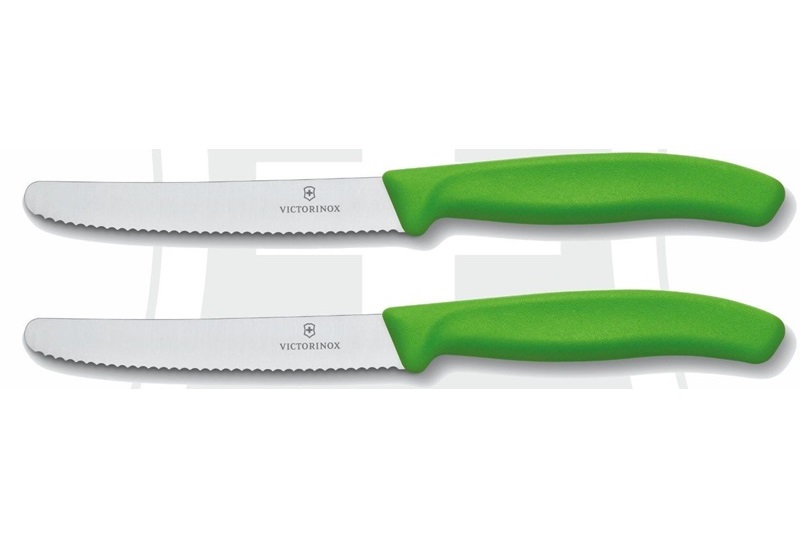 Victorinox - Jausenmesser, grüner Kunststoffgriff 6.7836L114