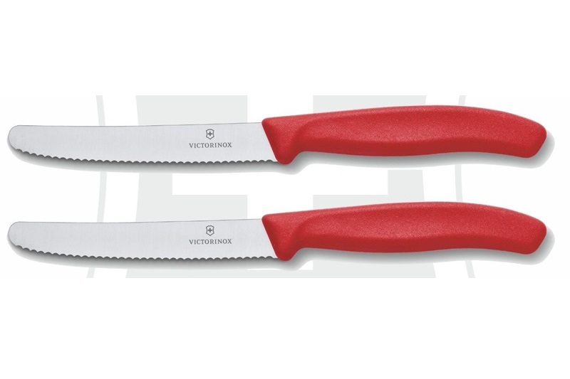 Victorinox - Jausenmesser, roter Kunststoffgriff