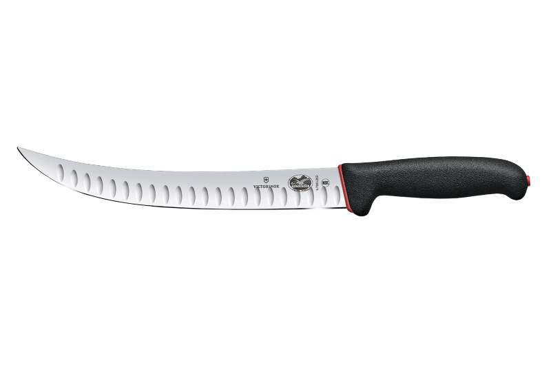 Victorinox Fibrox Dual Grip, Schlachtmesser 25 cm, gebogen, schmal, Kullenschliff  5.7223.25D