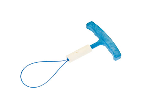 Rippenzieher mit blauer Schlaufe, mit blauem Griff 6610