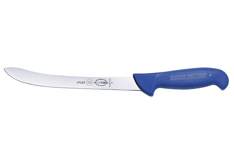 Fischfiletiermesser, semi-flexibel, Griff blau, 21cm 8 2417 21