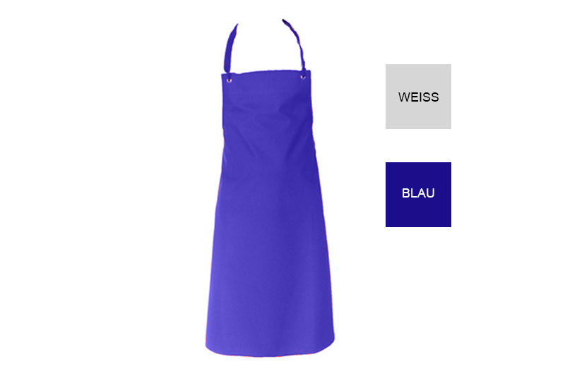 LEDOTEX-EL-Schürze in Blau & Weiss