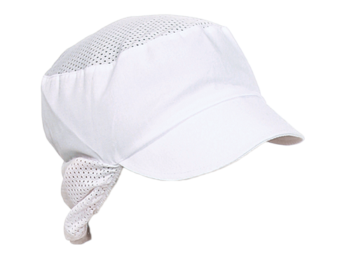 Schildmütze mit Haarnetz, offen W7202